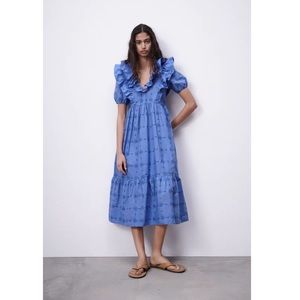 Openwork Embroidered Dress (BRAND NEW)